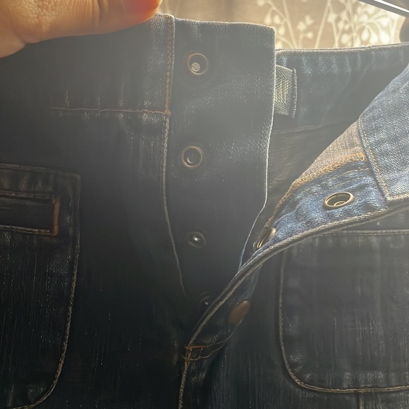 Maxi Jean skirt with buttons - Picture 4 of 4